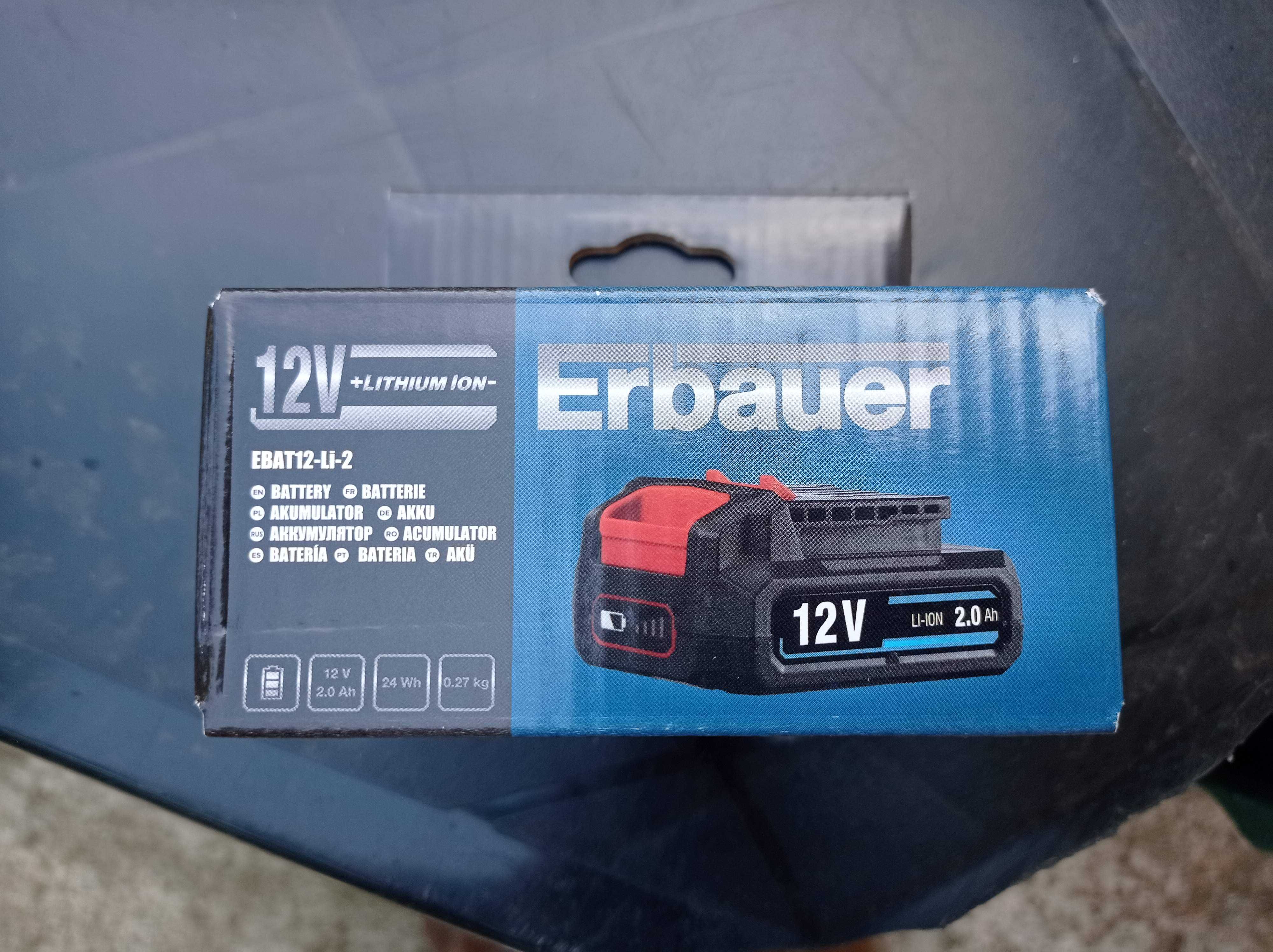 baterie acumulator erbauer 12V 2Ah