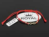 Bijuteria Royal CB : Bratara copil nou nascut infinit aur 14k 0,80 gr