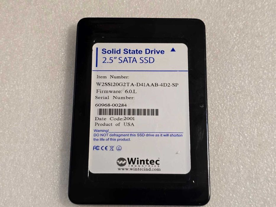 Solid-State Drive (SSD) WINTEC 120GB 2.5" SATA W2SS120G2TA-PA1AAB-4D2