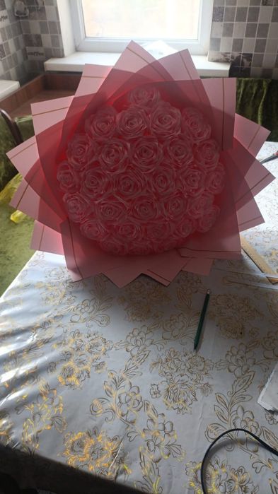 Цветы и букеты из лент