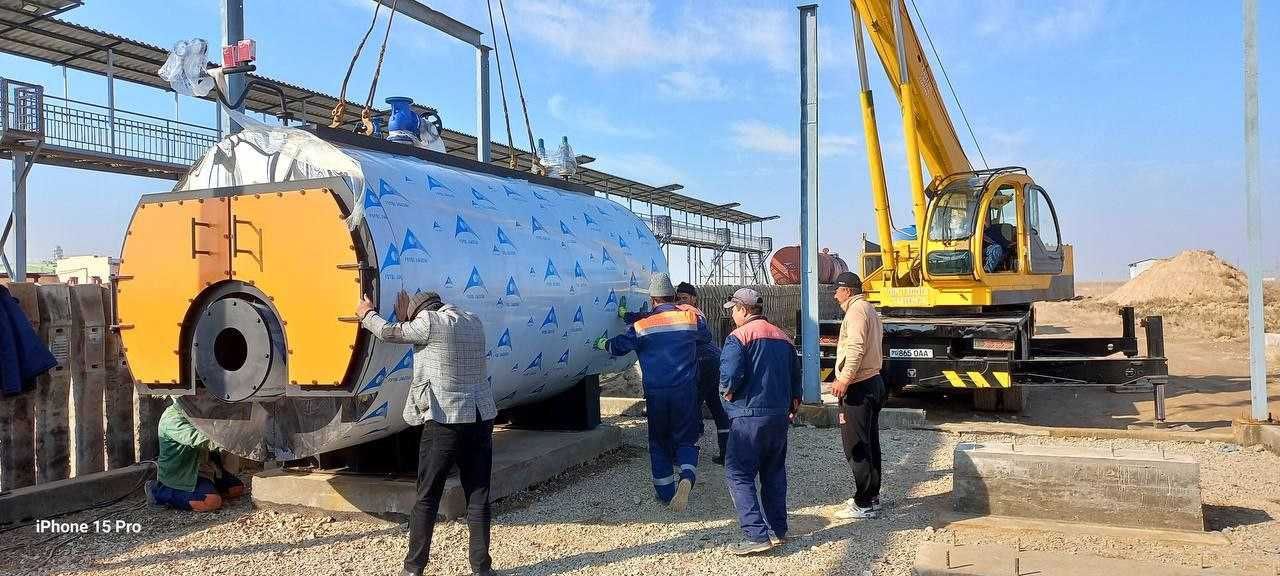 Монтажные работы паровых котлов и наладка горелок