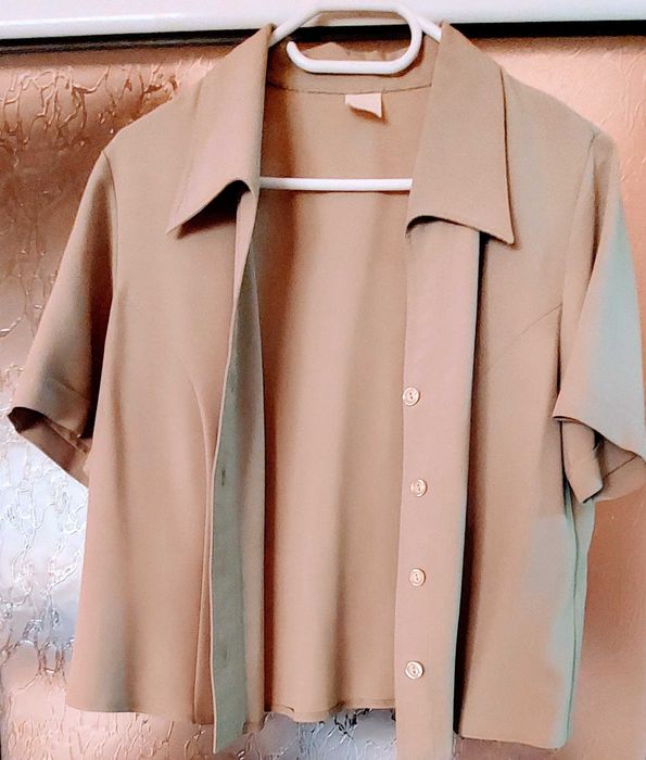 Bluzita de vara verde inchis-kaki