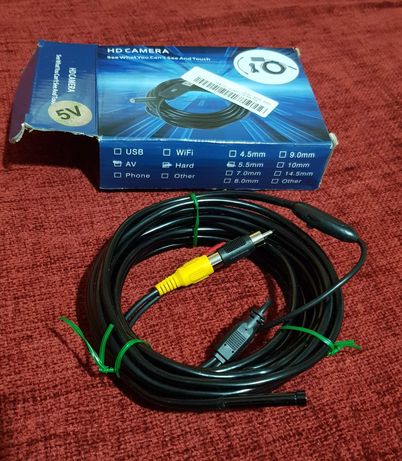 Endoscop 5.5 mm , cablu rigid de 5 m
