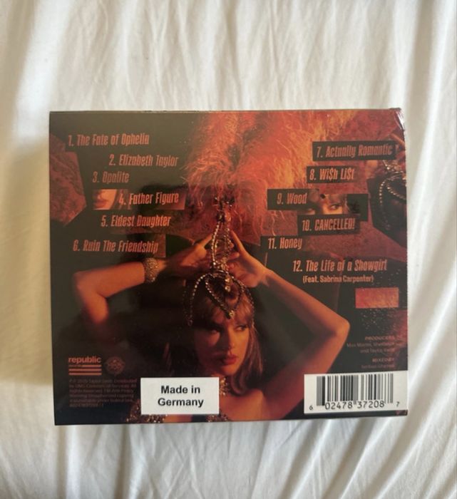 Taylor Swift The life of a showgirl Deluxe cd