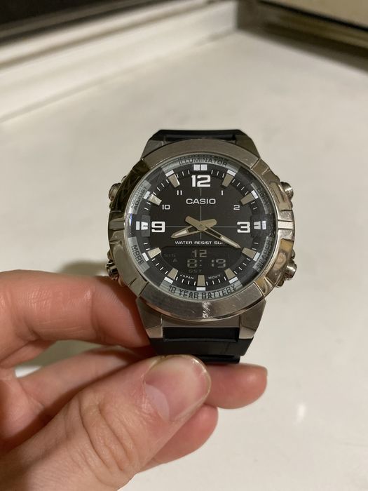 Часы Кварцевые CASIO AMW-870-1AVDF сталь