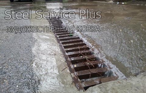 Решетки на арыки. Ливневки
