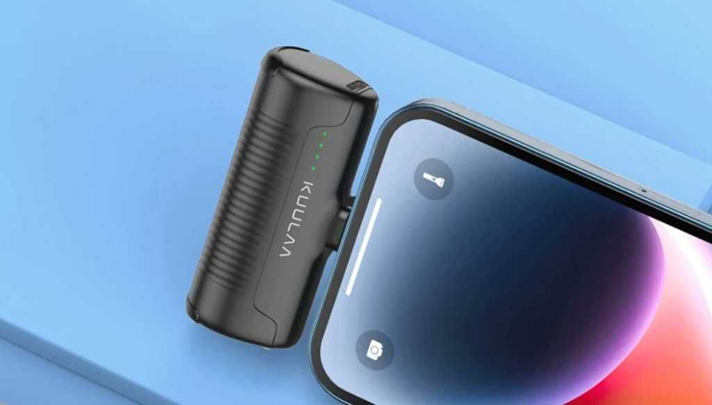 Baterie externa KUULAA 3 în 1,3000mah,pt IOS și ANDROID,sigilat