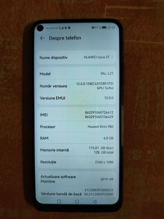 Huawei nova 5t (6/128gb)