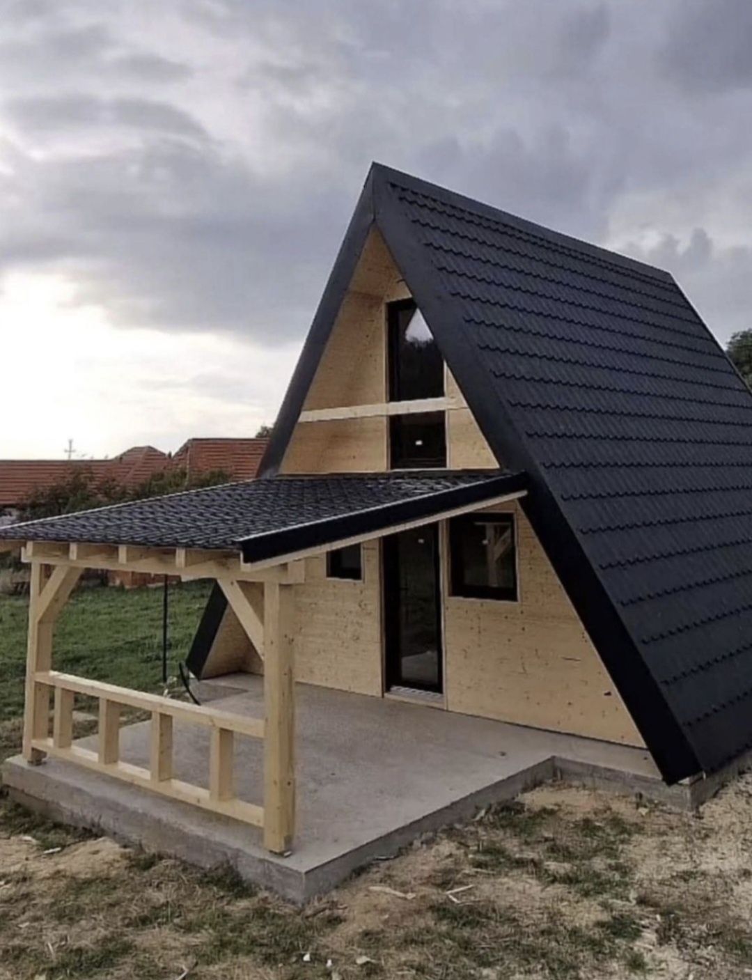 Cabane din lemn stil  A