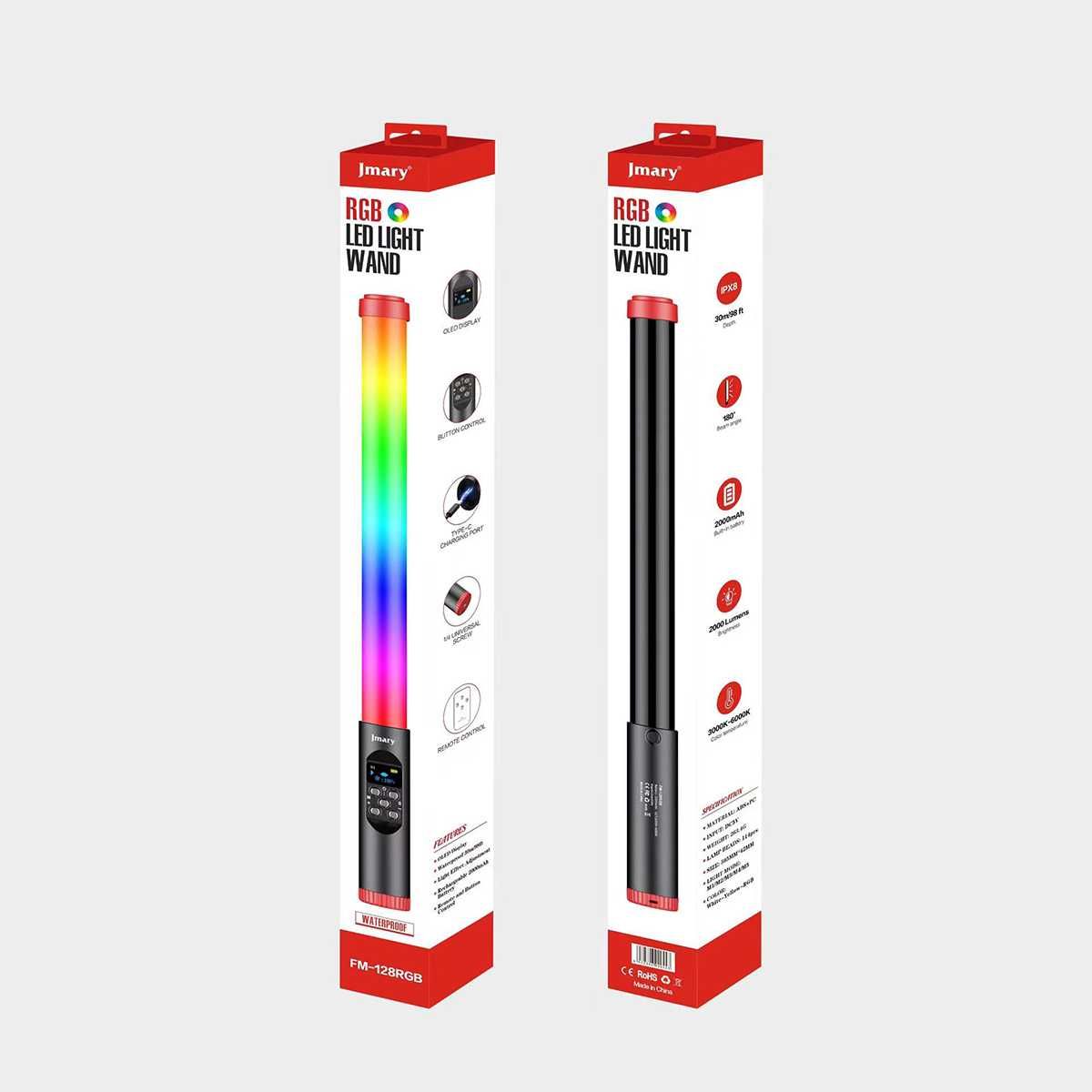 Jmary RGB лампа Ручной RGB-светильник RGB Stick + Пульт