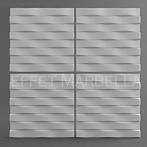 Декоративни 3D панели - 3д гипсови панели, облицовки за стени 0115
