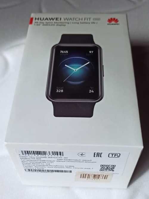 Продам оригинал смарт часы Huawei WATCH Fit Active TIA-B09, Black