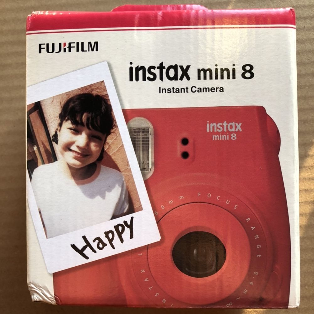 Aparat foto Fujifilm Instax Mini 8, rosu, sigilat, transport inclus