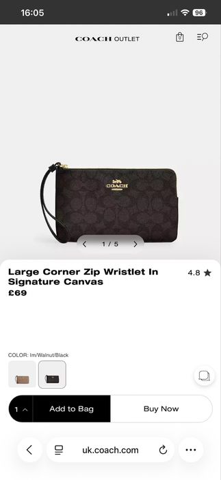 Coach New York портмоне