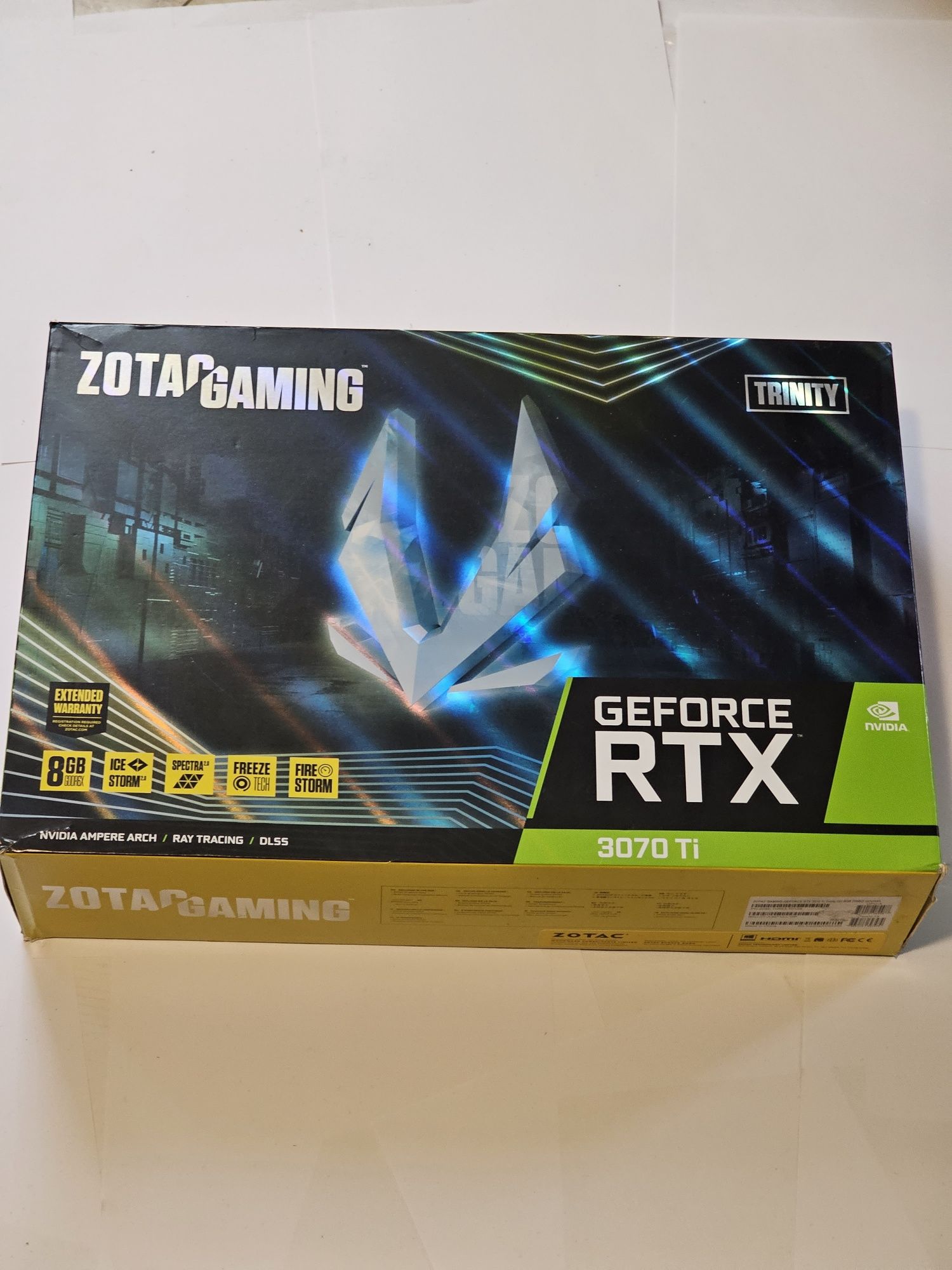 Placa video ZOTAC GAMING GeForce® RTX™ 3070 Ti Trinity OC, 8GB GDDR6X,