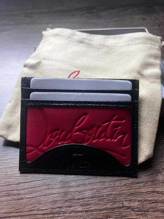 Портфейл / Картодържач Christian Louboutin кожен