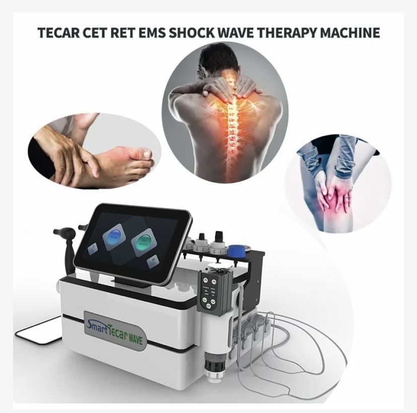 Combina multifunctionala 3 in 1 Smart Tecar, Shockwave, Electroterapie