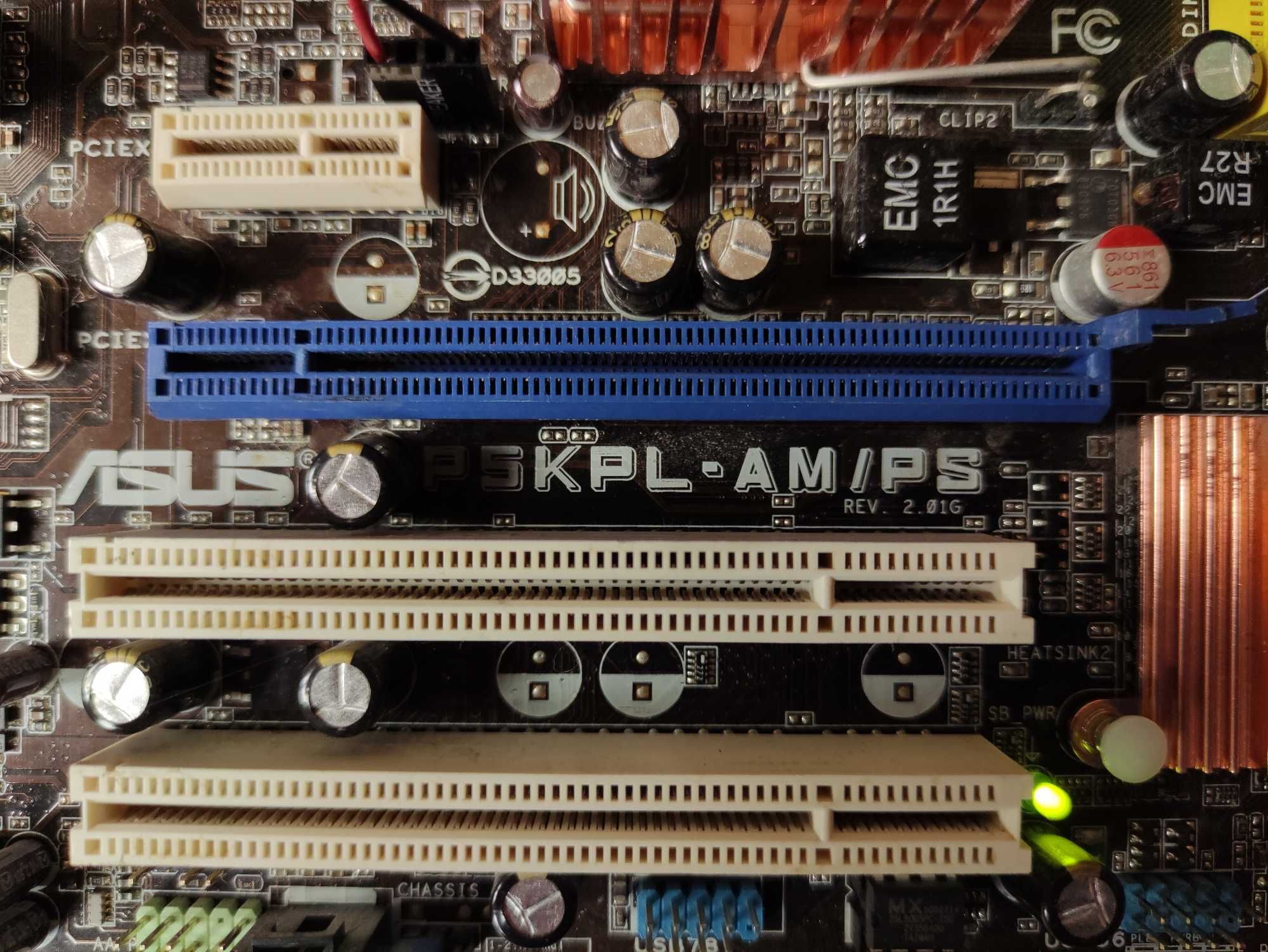 Дънна платка ASUS P5KPL-AM/PS с процесор Pentium E6300, socket 775