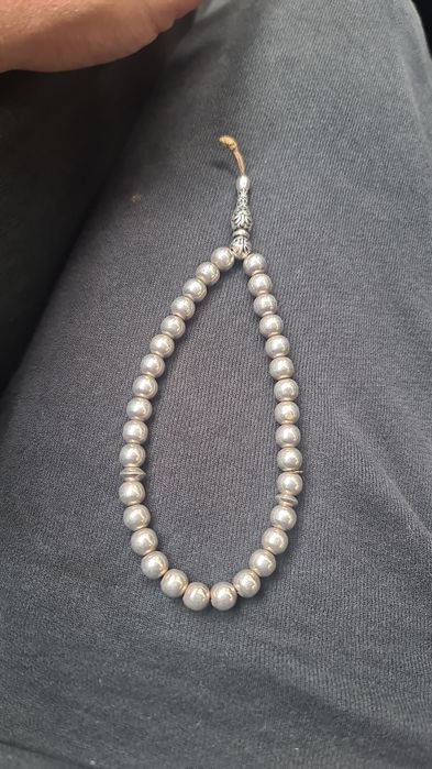 N Matanii rozalie tasbih misbaha argint masiv 925,33 margele