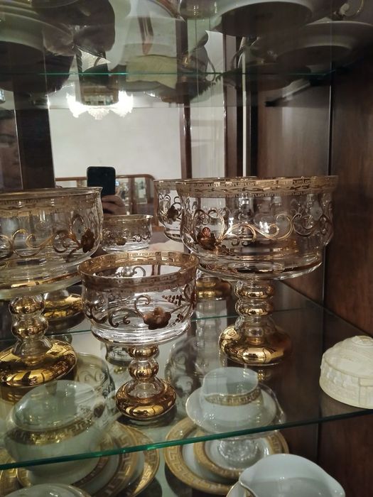 Фрутница конфетница богемия