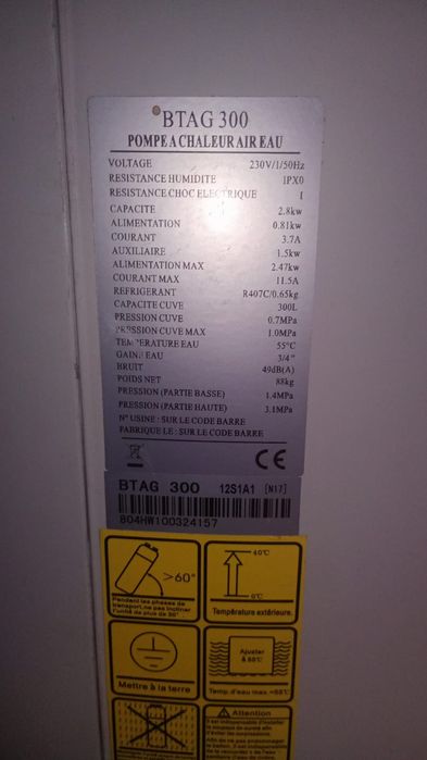 Vând boiler cu pompa de caldura