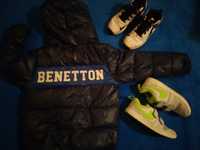 Benetton яке+подарък кецки Nike