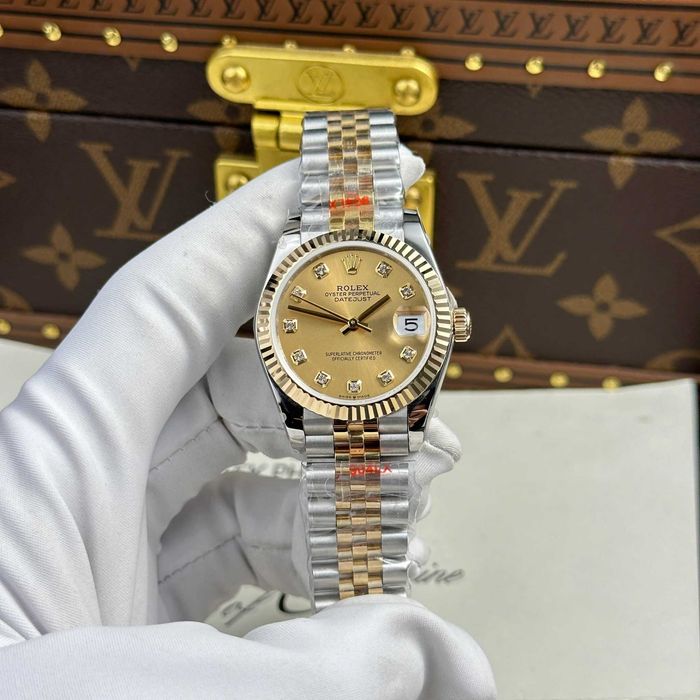Rolex datejust 36mm двуцветен/златен