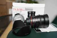 Samyang 35mm T1.5 VDSLR II - montura Nikon F