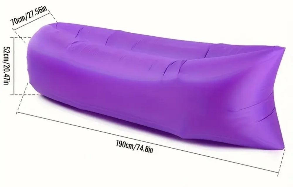 Sac gonflabil mov 190 cm lungime (plaja)