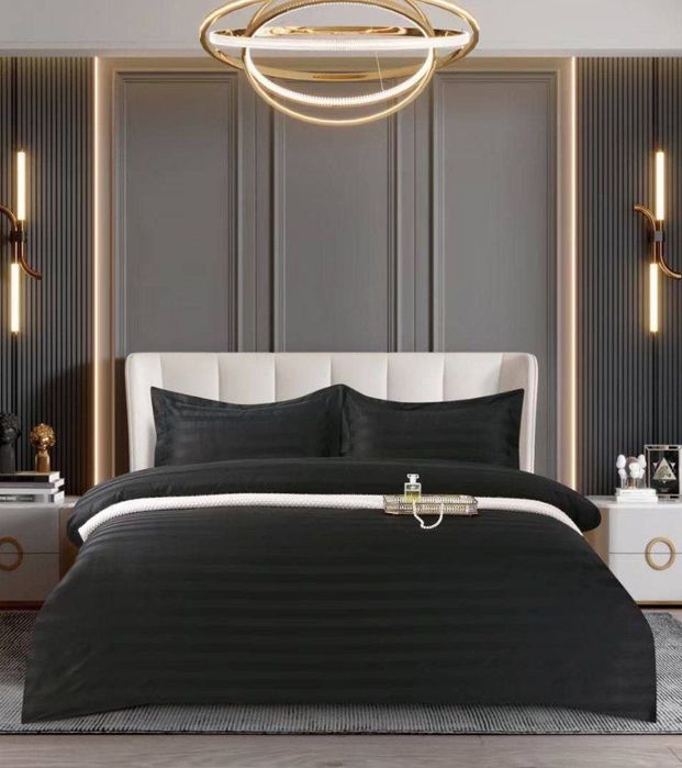 Постельное белье Мерсеризованный Страйп сатин