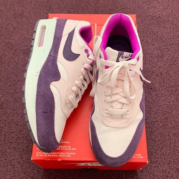Nike air max 1 soft pink grand purple
