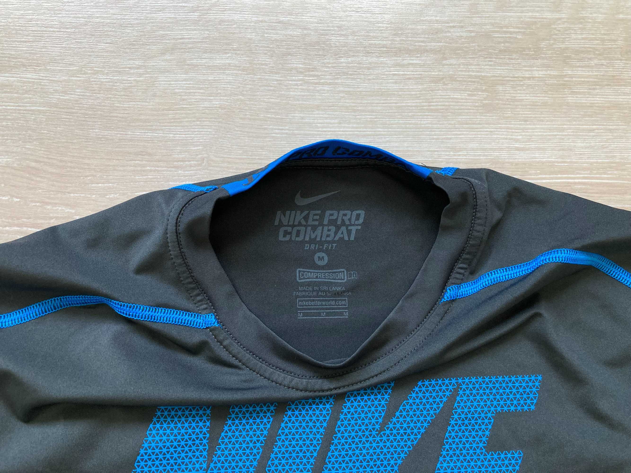 Найк Nike Pro Combat Compression Dri Fit мъжка тениска размер М