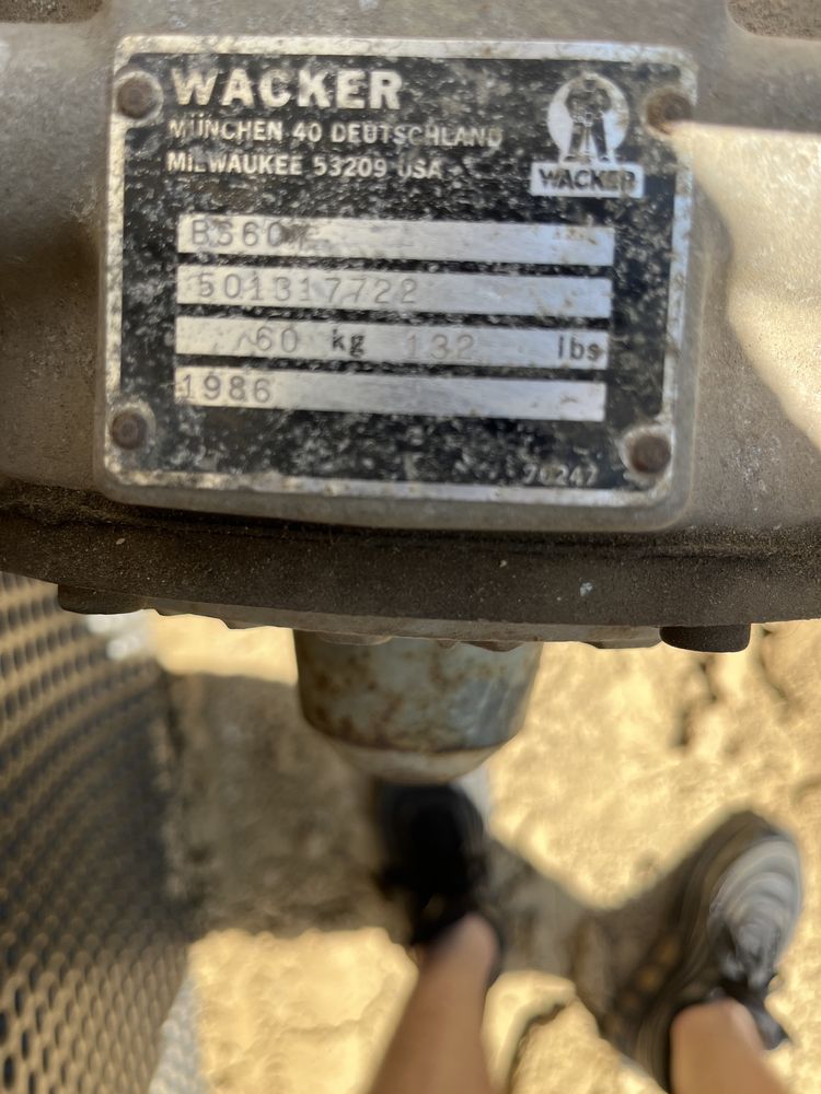 Compactor Wacker Bs60y made in USA