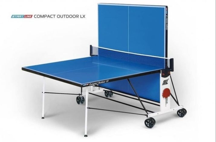 Всепогодный теннисный стол Start Line Compact outdoor 2 LX c сеткой