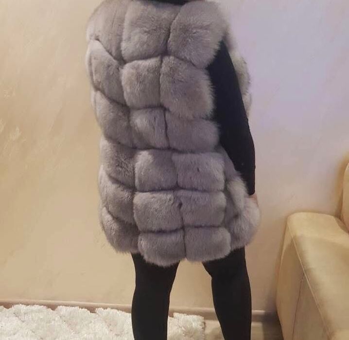 Елек естествен косъм от лисица