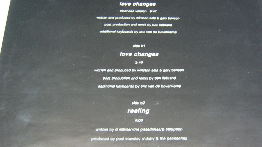 Disc vinil,Maxi,The Passadenas-Love Changes,1991