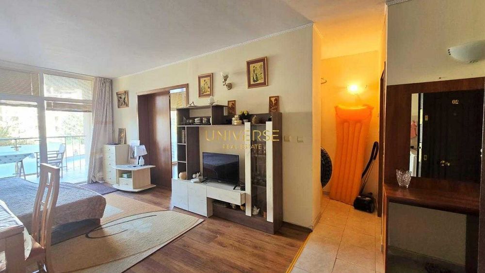 Апартамент с една спалня в целогодишен комплекс в Слънчев бряг. #5134