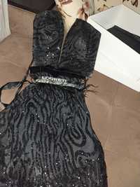 Бална- официялна черна рокля