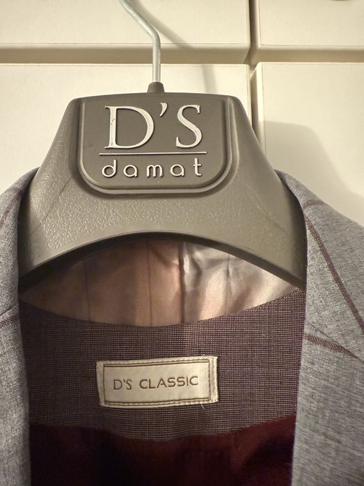 Costum gri elegant Damat marimea 46