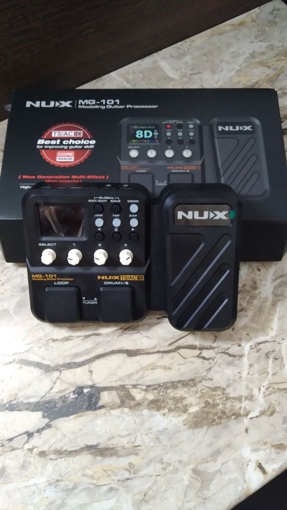 Гитарный процессор Nux mg101, примочка