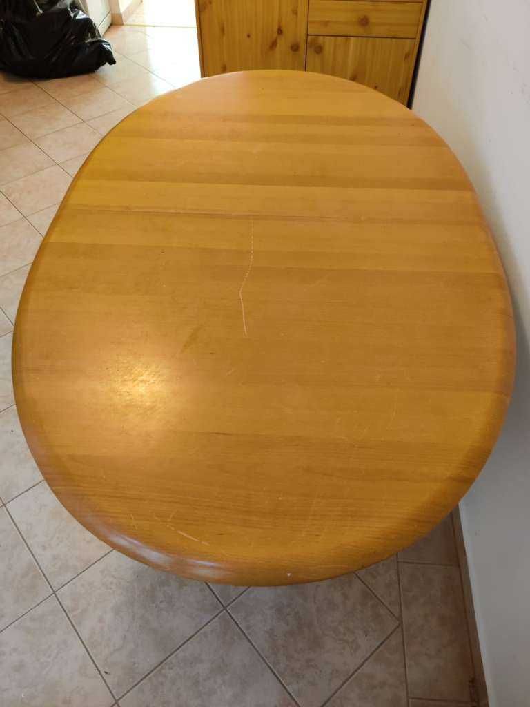 Masa Ovala veche extensibila Plus 4 Scaune