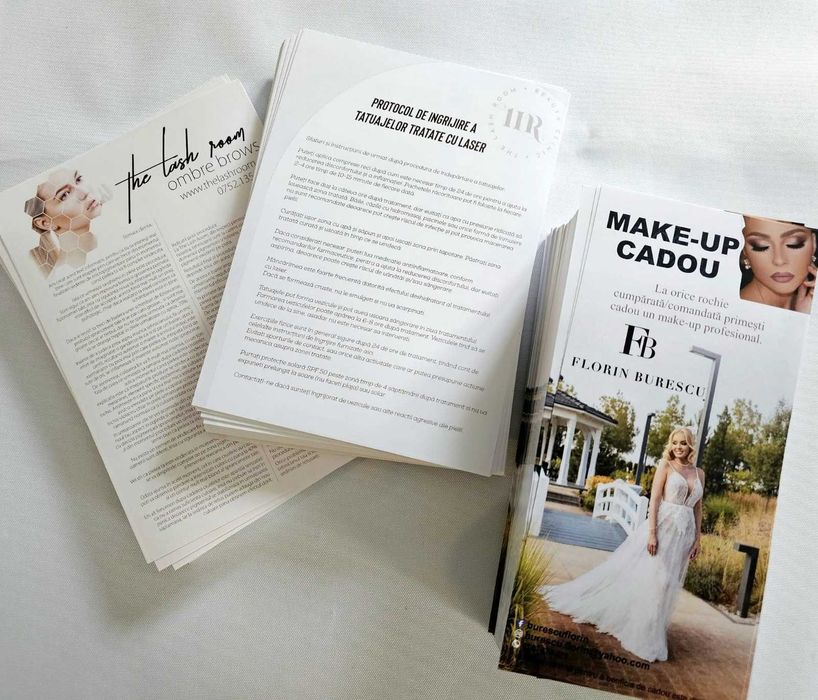 tipar carte, brosuri, cataloage,  fluturasi, carti de vizita, mape