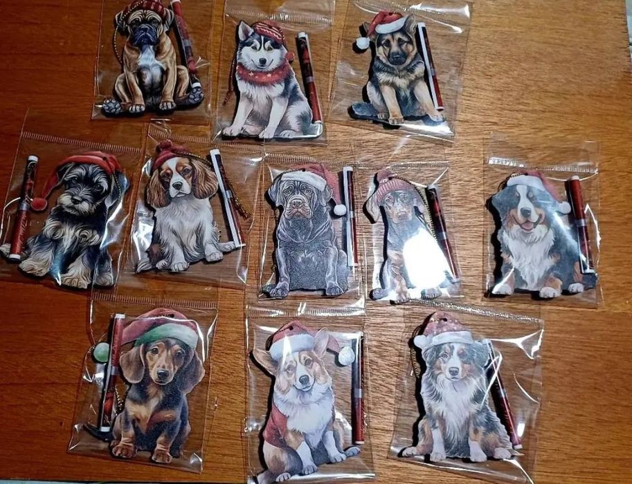 Коледни играчки за елха с късметче