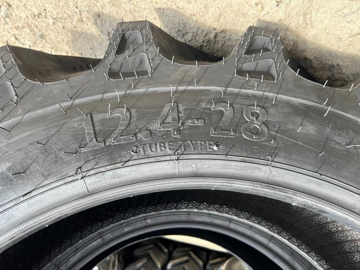 Marca GRI anvelope ranforsate 12.4-28 noi 12 pliuri pt tractor spate