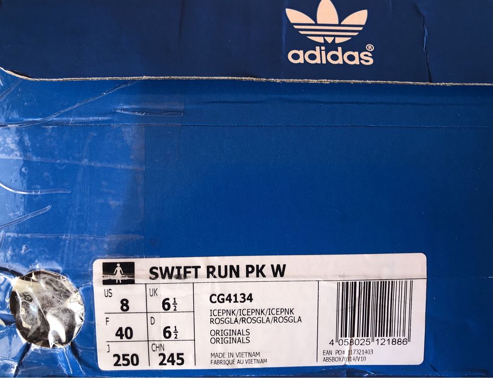 НОВИ Adidas Swift Run Primeknit ОРИГИНАЛНИ дамски маратонки - N39/25см