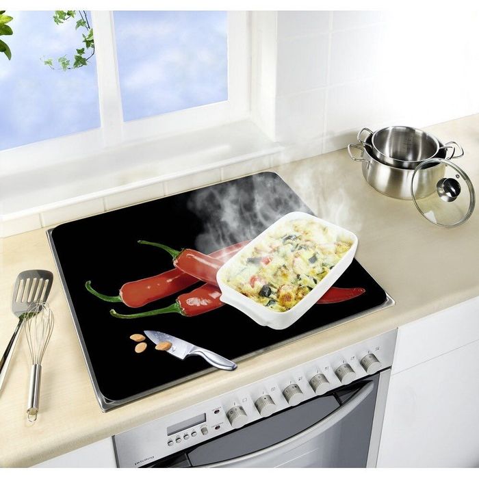 Стъклен предпазен панел Hot Pepperoni, 56 x 50 см