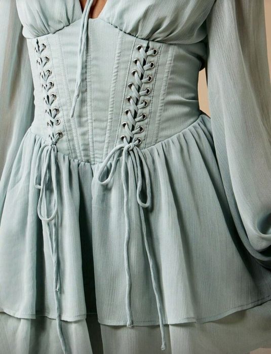 MISSGUIDED рокля бохо корсет М размер