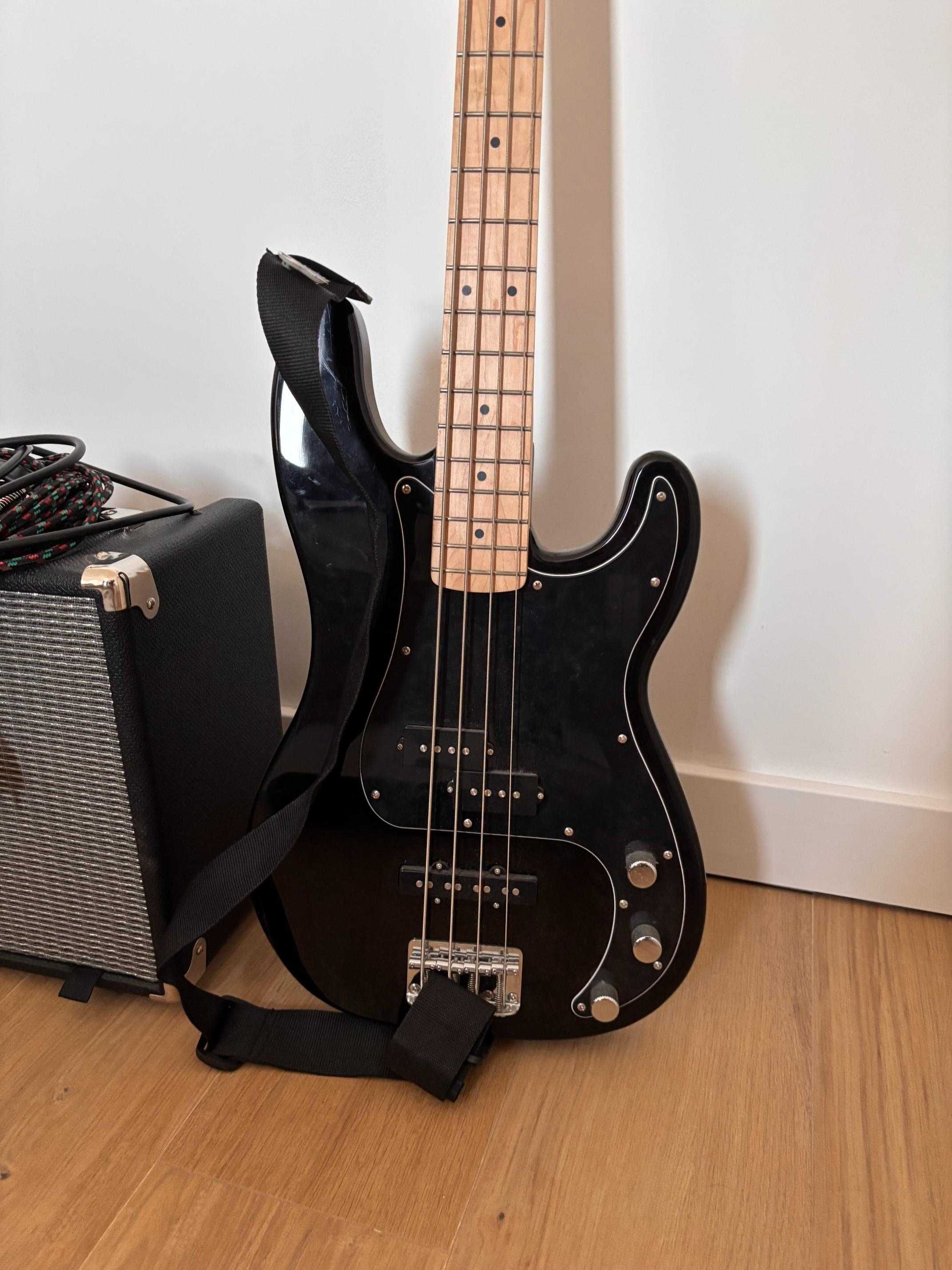 Електрическа бас китара Fender Squier Affinity  Precision Bass Black