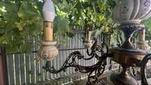 Candelabru vechi ,alama masiva ,functional