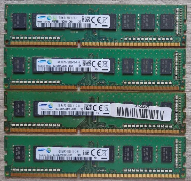 Samsung 4x4 GB DDR3 1600